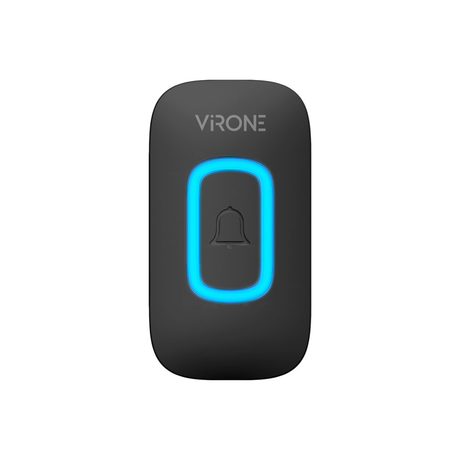 Doorbell button, battery-powered, for wireless doorbells, PELA series