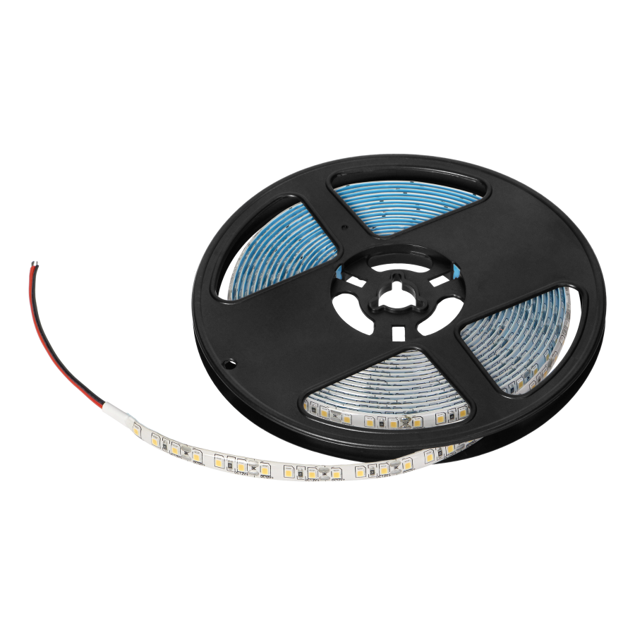 LED strip 12V, 2835, 120L/m, 9.6W/m, IP63, 3000K, 5m