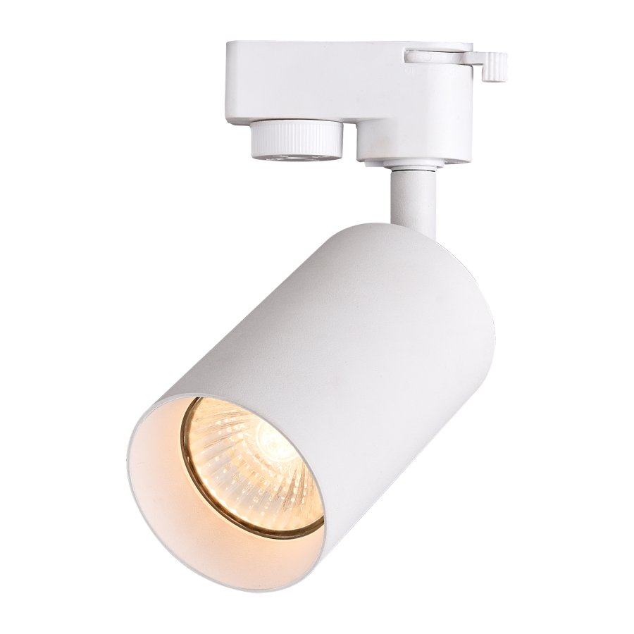 MALA track light fixture, GU10, 100 mm, white