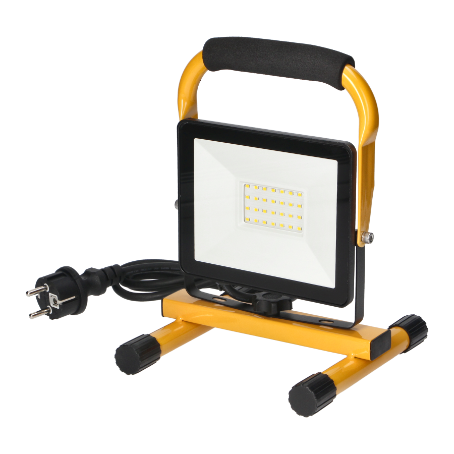 CAVO portable LED floodlight 30W, on a stand, 2100 lm, IP44, 4000K, with 1.5m cable