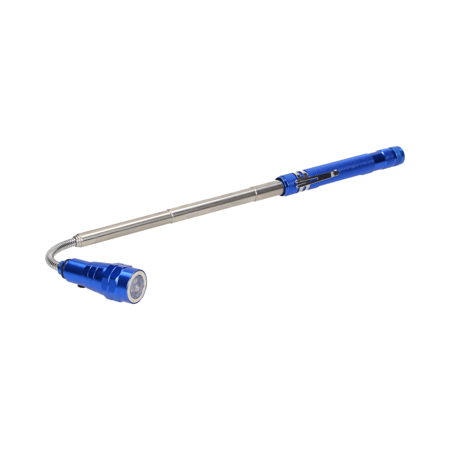 Telescopic workshop LED lamp with magnet and movable head, 17-57 cm, 3 LED, 4 x LR44