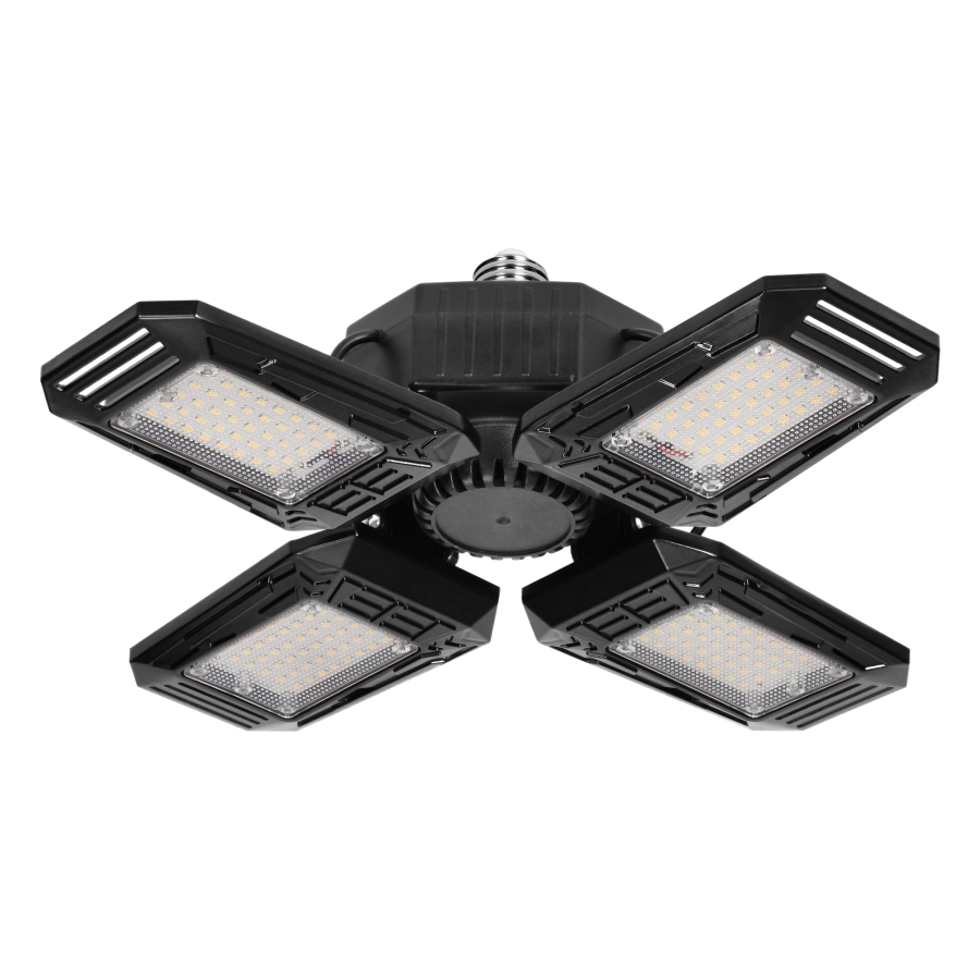 SYRIUSZ LED Folding 4-wing work light, E27, 72W, 4000K, 6480lm