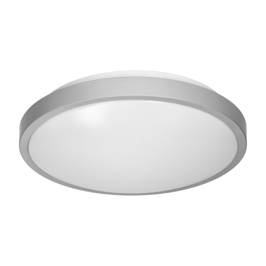 SELENE ceiling light 2xE27, max. 2x60W, IP54, grey