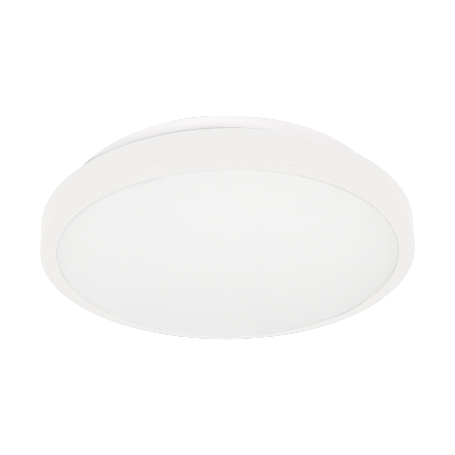 SELENE ceiling light with microwave motion sensor, 2xE27, max. 2x60W, IP54, white