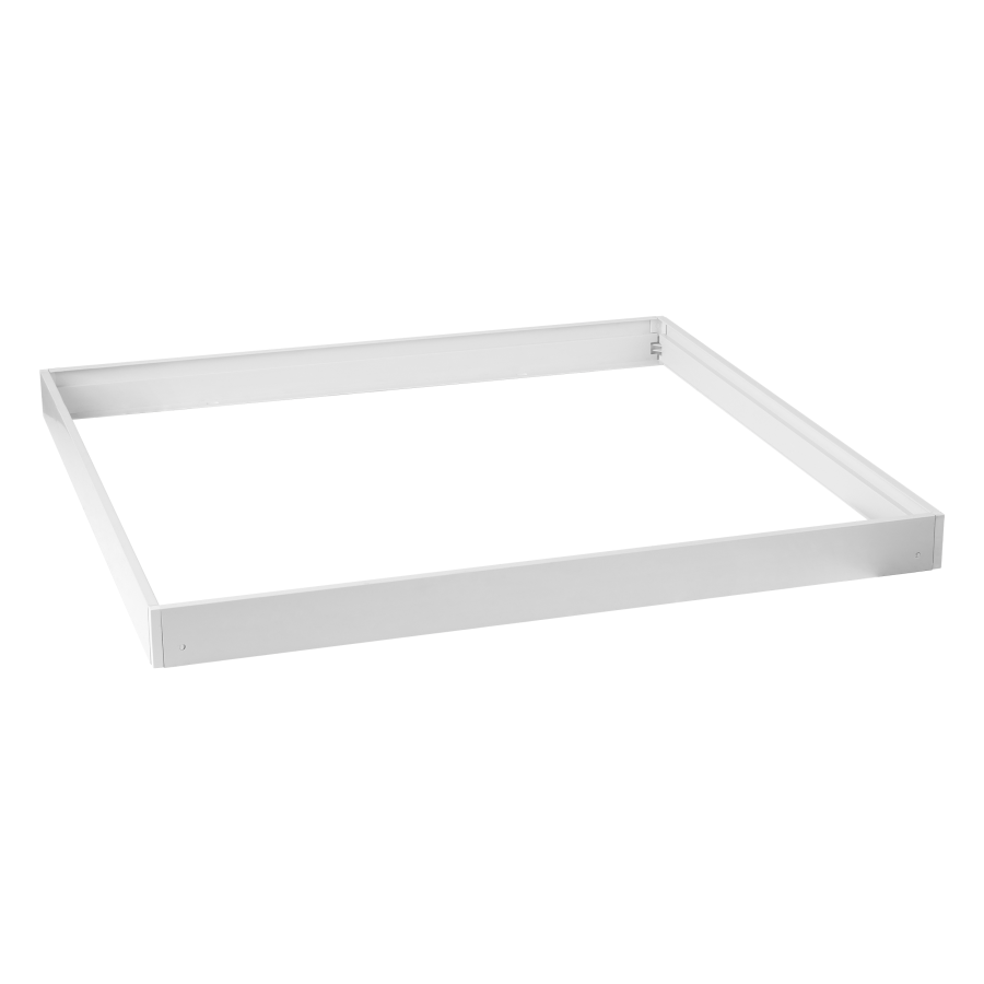 Surface mounted snap frame for LED panel installation, 60x60 cm, plastic