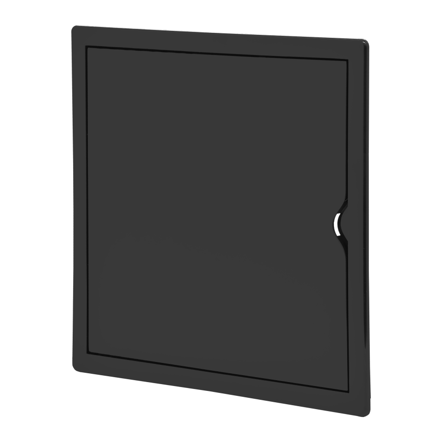 Inspection door 25/25, black