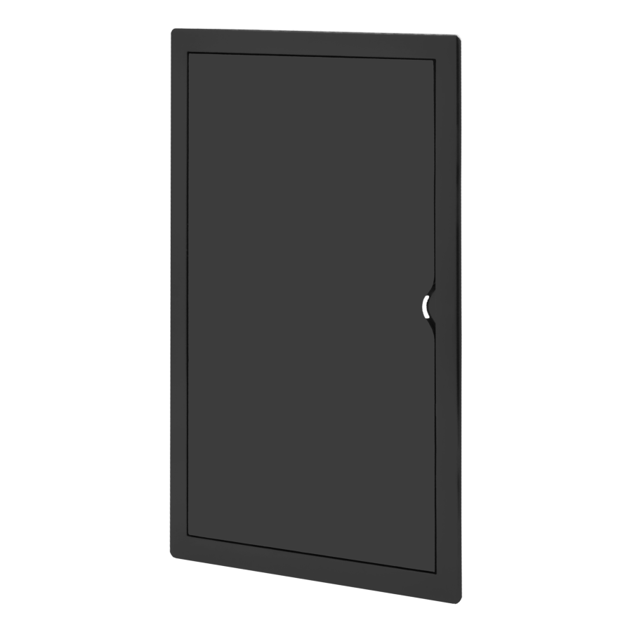 Inspection door 25/40, black