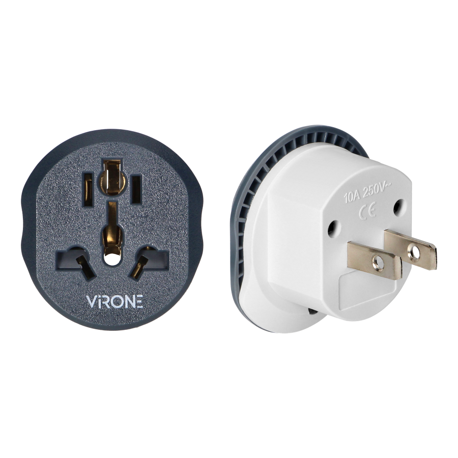 Adapter podróżny - Go to USA, 110-230V/10A, uniwersalne gniazdo, wtyczka amerykańska (typ A,B)